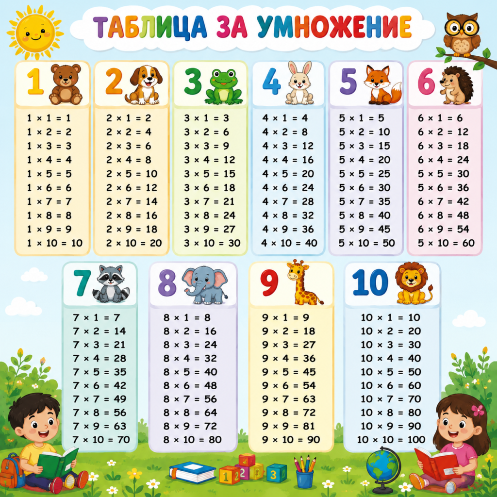 Таблица за умножение