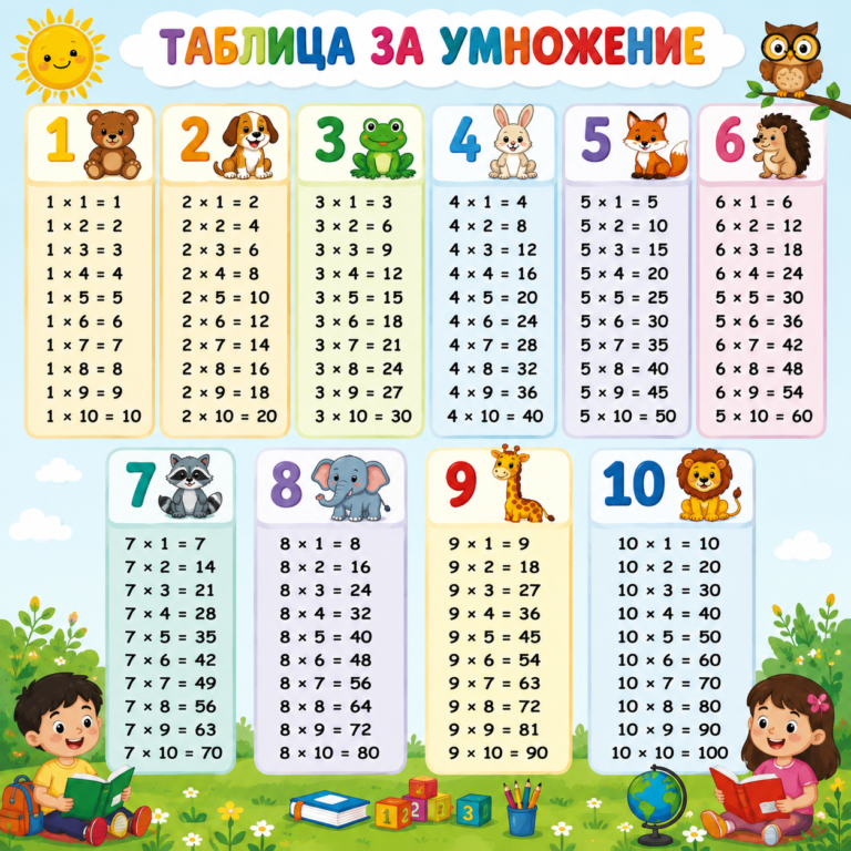 Таблица за умножение